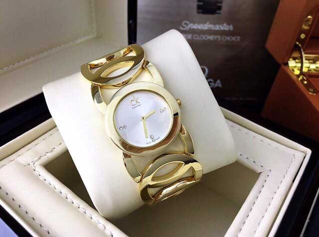 Đồng Hồ CK Mặt Tròn Dây Inox Bền Đẹp - CK08