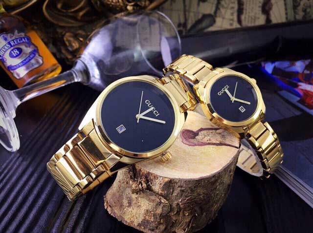 Đồng Hồ Cặp Gucci Dây Inox GC05