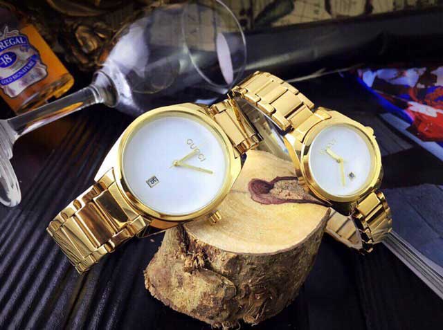 Đồng Hồ Cặp Gucci Dây Inox GC05