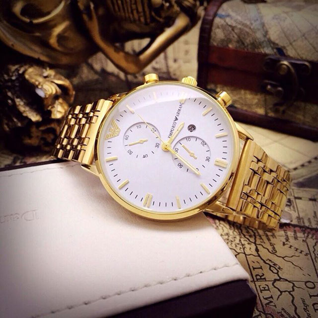 Đồng Hồ Armani Inox Đặc Fake Chuẩn Từng Chi Tiết 