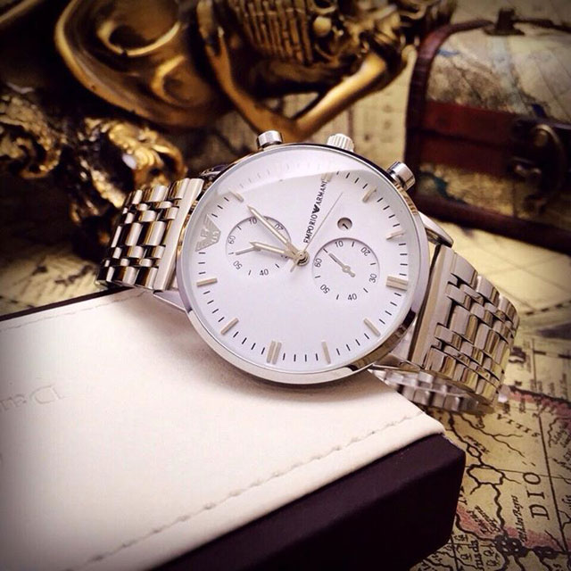 Đồng Hồ Armani Inox Đặc Fake Chuẩn Từng Chi Tiết 