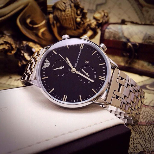 Đồng Hồ Armani Inox Đặc Fake Chuẩn Từng Chi Tiết 
