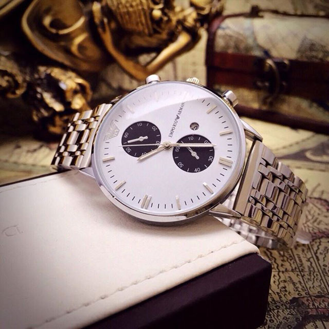 Đồng Hồ Armani Inox Đặc Fake Chuẩn Từng Chi Tiết 