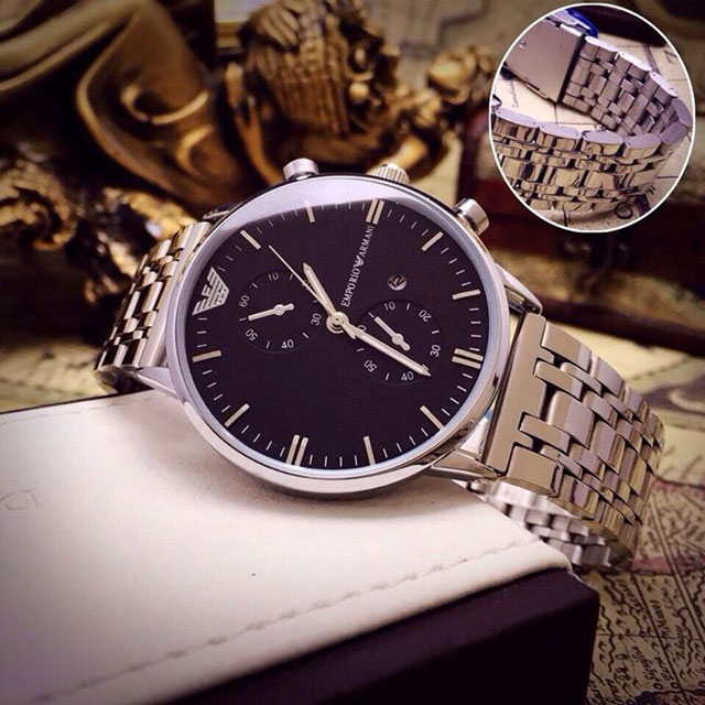 Đồng Hồ Armani Inox Đặc Fake Chuẩn Từng Chi Tiết 