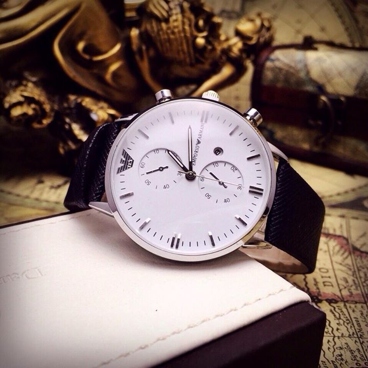 Đồng Hồ Armani Fake Cực Chuẩn, Dây Da Bền Đẹp