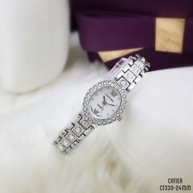 Đồng Hồ Catier Đính Hạt Tuyệt Đẹp