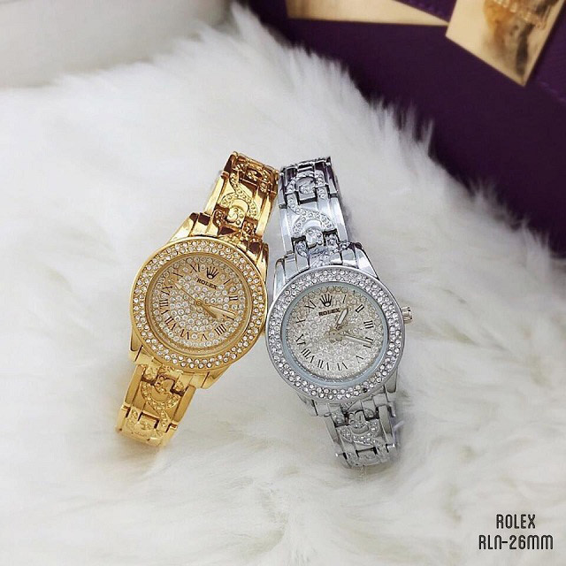 Đồng Hồ Rolex Đính Hạt Cực Sang 